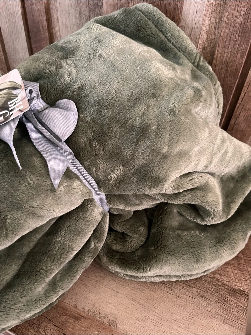 Better Homes And Gardens plush olive